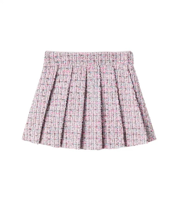  Self-portrait Kids Self-portrait Kids Bouclã© Pleated Skirt 