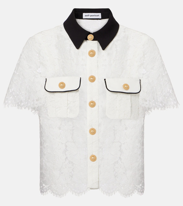  Self-portrait Self-portrait Lace Shirt 
