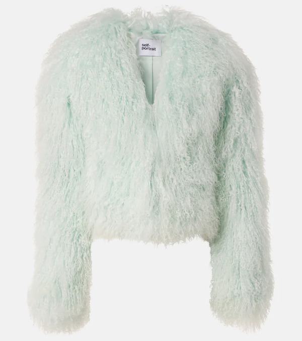  Self-portrait Self-portrait Shearling Jacket 
