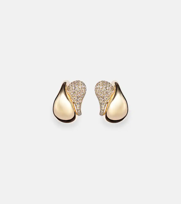  Shay Jewelry Shay Jewelry 18kt Gold Earrings With Diamonds 