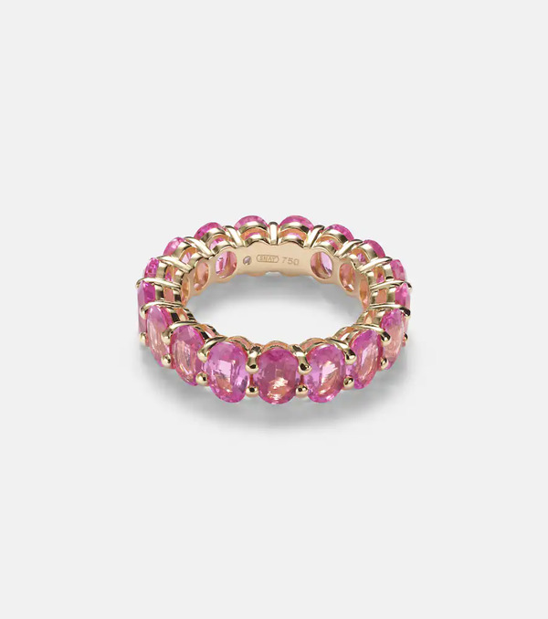 Shay Jewelry Shay Jewelry 18kt Gold Eternity Ring With Sapphires 