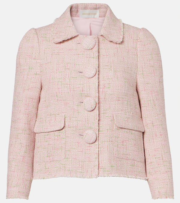  Shushu/tong Shushu/tong Cotton-blend Tweed Jacket 
