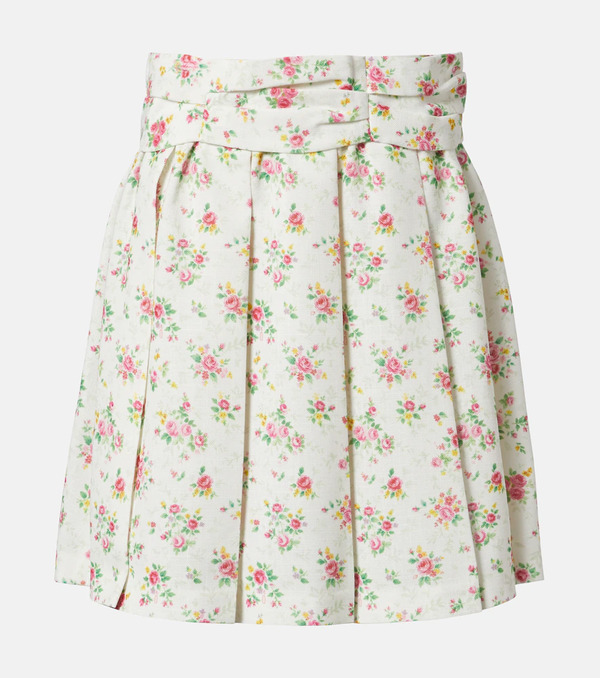  Shushu/tong Shushu/tong Floral Pleated Miniskirt 