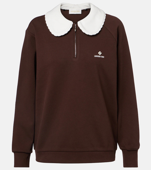  Shushu/tong Shushu/tong Logo Cotton-blend Sweatshirt 