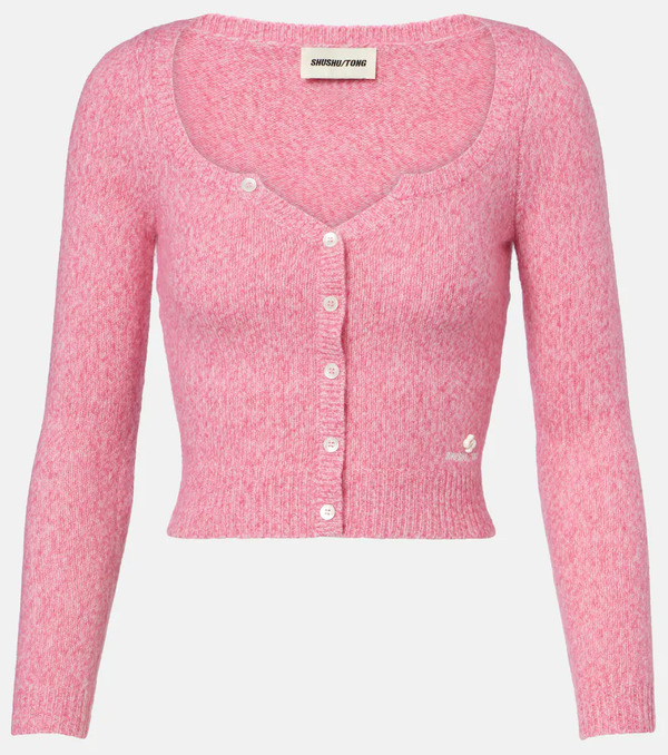  Shushu/tong Shushu/tong Wool And Cashmere-blend Cardigan 