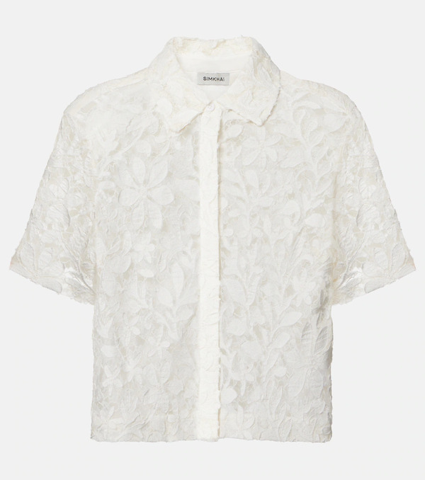  Simkhai Simkhai Cotton Lace Shirt 