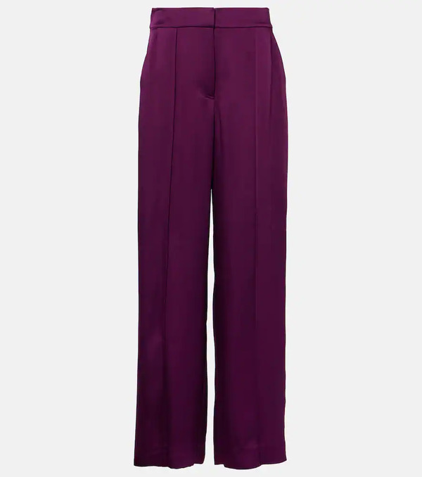  Simkhai Simkhai Kira Satin Wide-leg Pants 