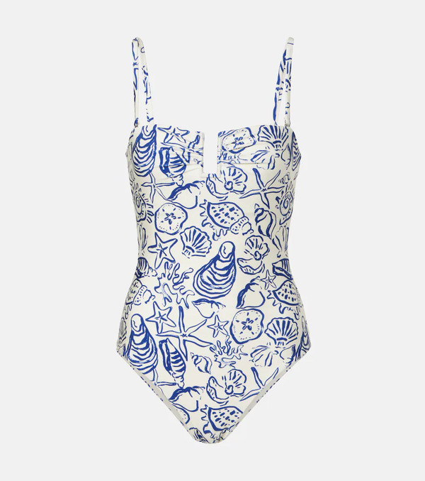  Simkhai Simkhai Ottilie Printed Swimsuit 