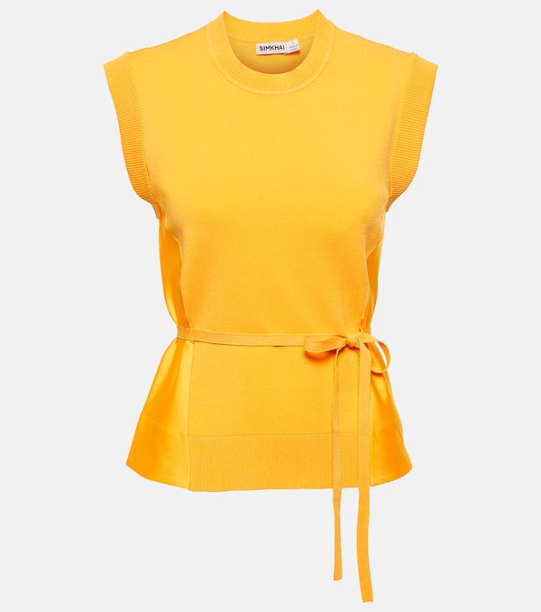  Simkhai Simkhai Rosalia Belted Top 