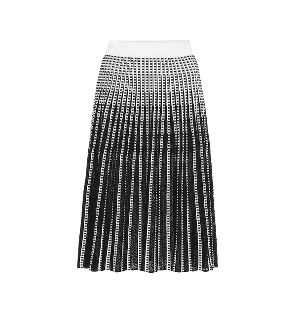  Simkhai Simkhai Striped Stretch-knit Midi Skirt 