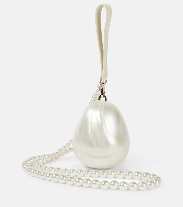  Simone Rocha Simone Rocha Egg Embellished Clutch 