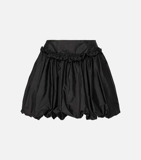  Simone Rocha Simone Rocha Gathered Taffeta Miniskirt 