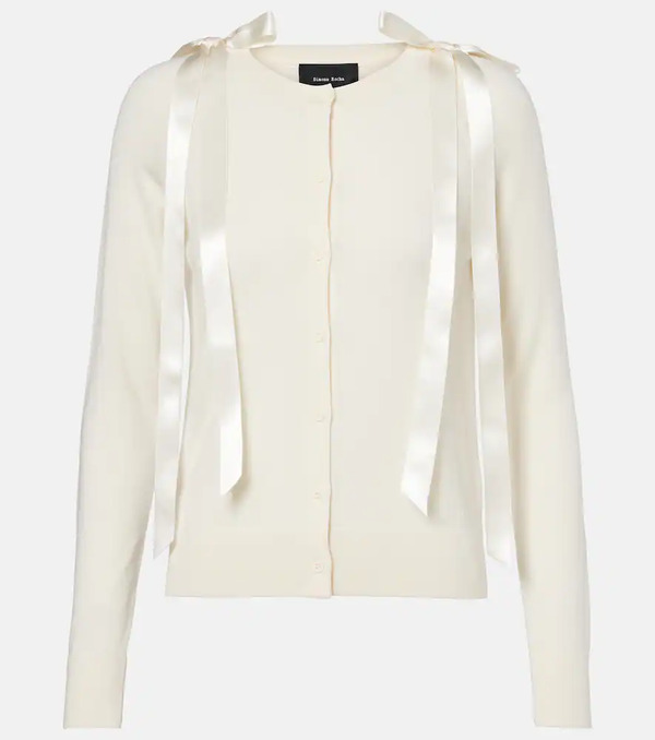  Simone Rocha Simone Rocha Wool And Silk Cardigan 