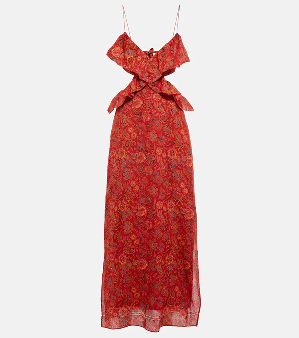  Sir Sir Allegra Floral Ramie Maxi Dress 