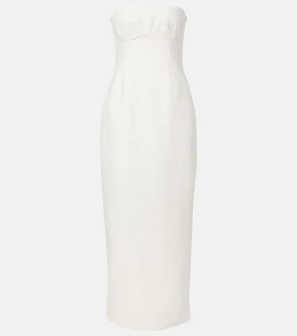  Sir Sir Evalita Linen Bustier Maxi Dress 