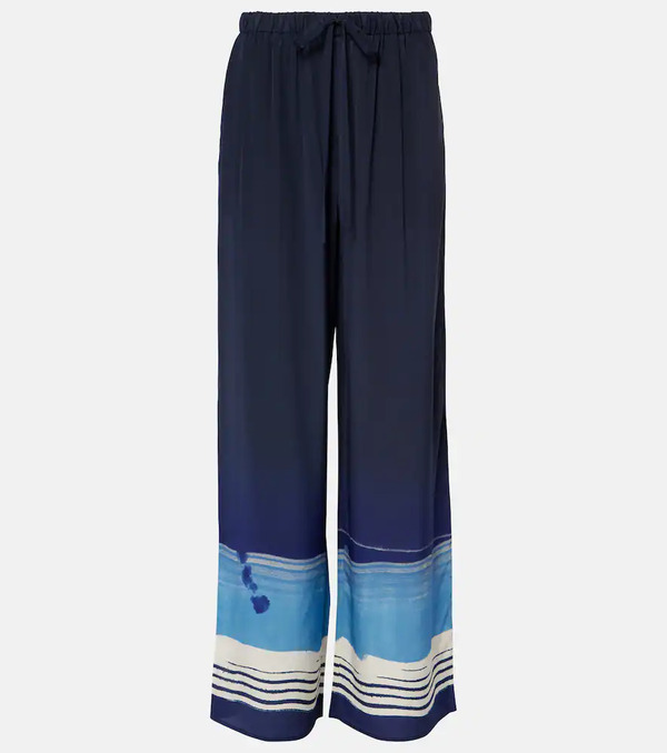  Sir Sir Mariner Silk Crãªpe Wide-leg Pants 