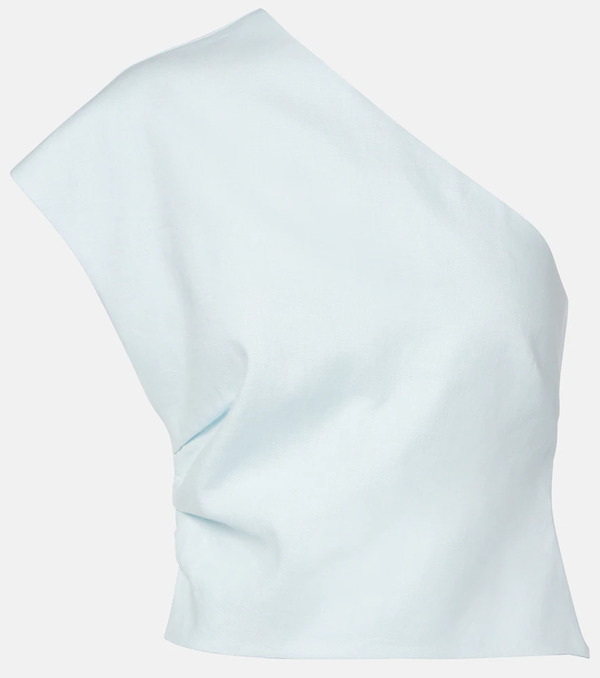  Sir Sir One-shoulder Linen Top 