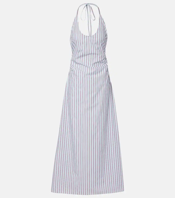  Sir Sir Pinstripe Cotton-blend Maxi Dress 