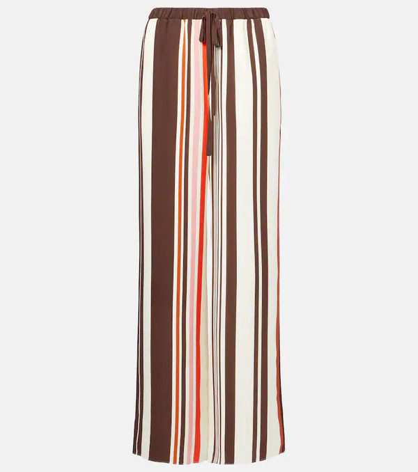  Sir Sir Thistle Silk Satin Wide-leg Pants 