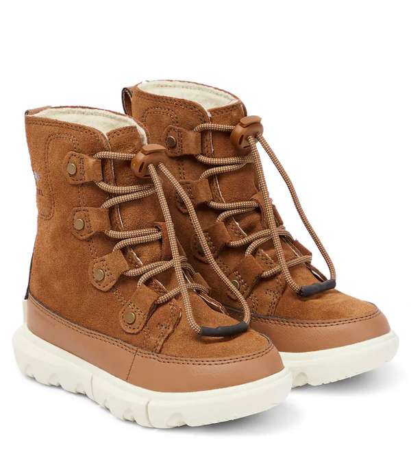  Sorel Kids Sorel Kids Explorer Suede Ankle Boots 