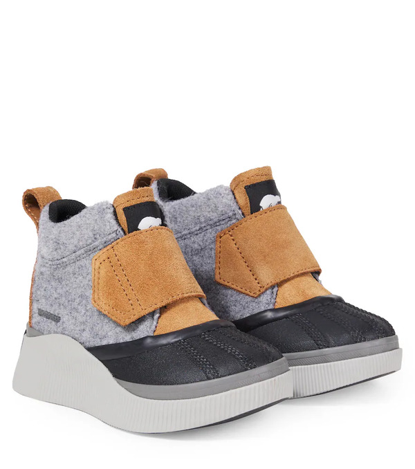  Sorel Kids Sorel Kids Out N Aboutâ¢ Iv Suede-trimmed Boots 