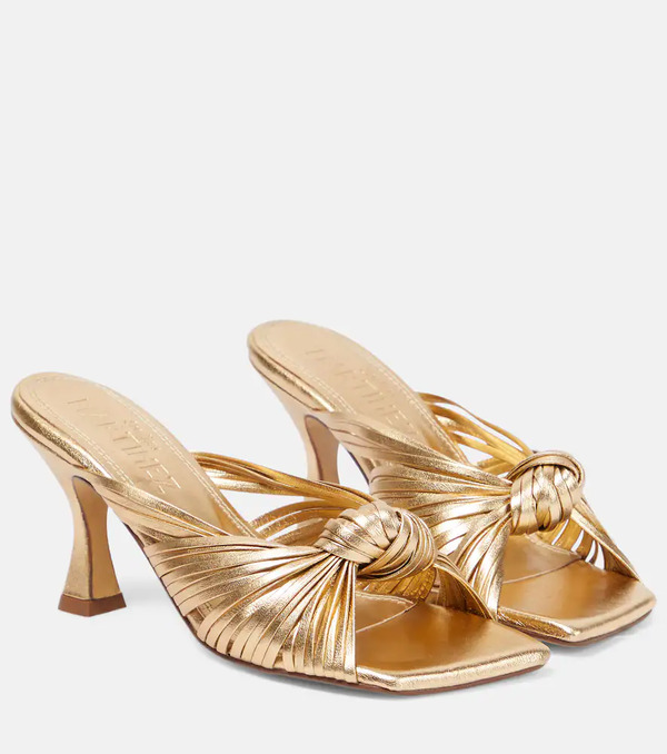  Souliers Martinez Souliers Martinez Alcala Leather Mules 