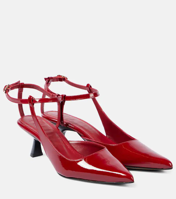  Souliers Martinez Souliers Martinez Camelia Patent Leather Pumps 