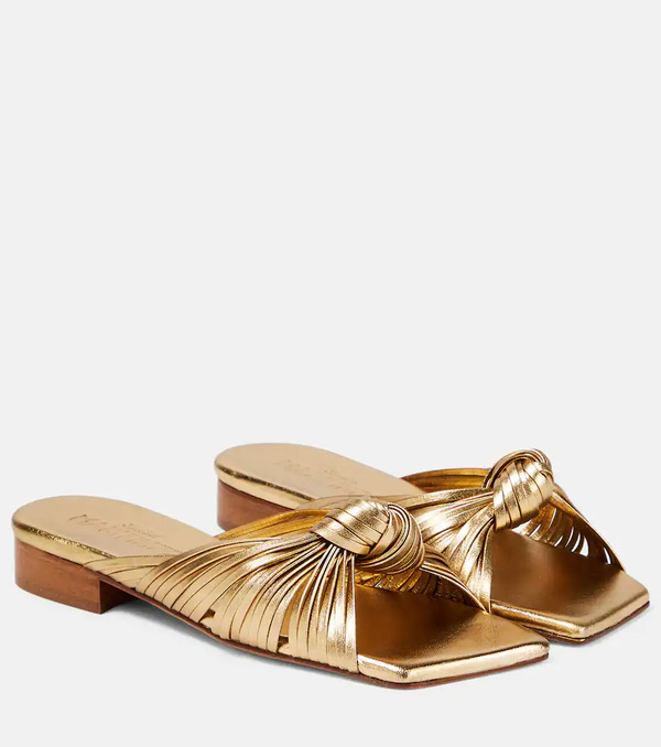  Souliers Martinez Souliers Martinez Feston Leather Sandals 
