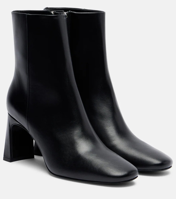  Souliers Martinez Souliers Martinez Karol 80 Leather Ankle Boots 