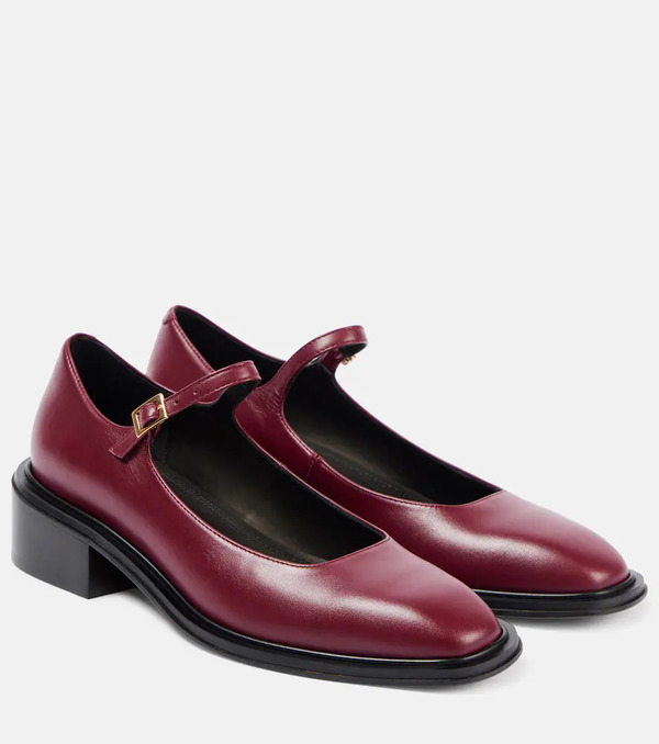  Souliers Martinez Souliers Martinez Penelope Leather Ballet Flats 