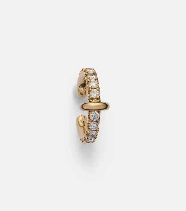  Spinelli Kilcollin Spinelli Kilcollin 18kt Gold Single Ear Cuff With Diamonds 