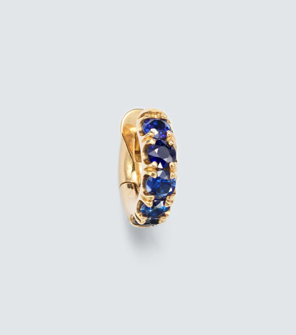  Spinelli Kilcollin Spinelli Kilcollin Macro Mini 18kt Gold Single Earring With Sapphires 