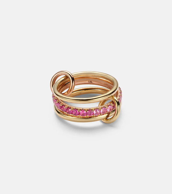  Spinelli Kilcollin Spinelli Kilcollin Petunia 18kt Gold Ring With Sapphires 