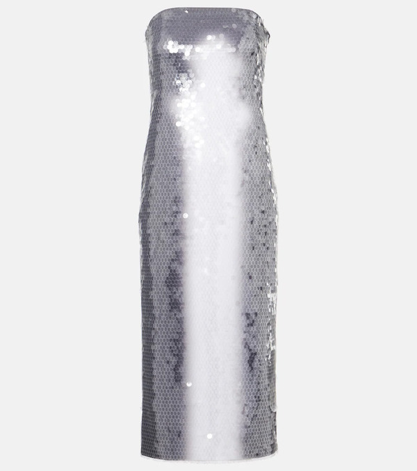 Sportmax Sportmax Sequined Jersey Midi Dress 