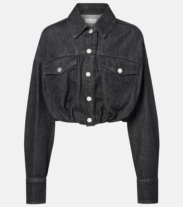  Sportmax Sportmax Sondrio Cropped Denim Shirt 