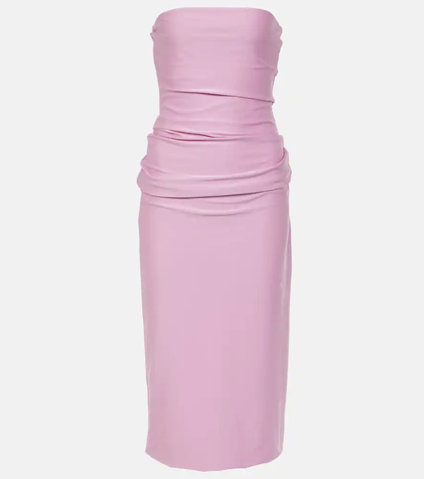  Sportmax Sportmax Strapless Jersey Midi Dress 