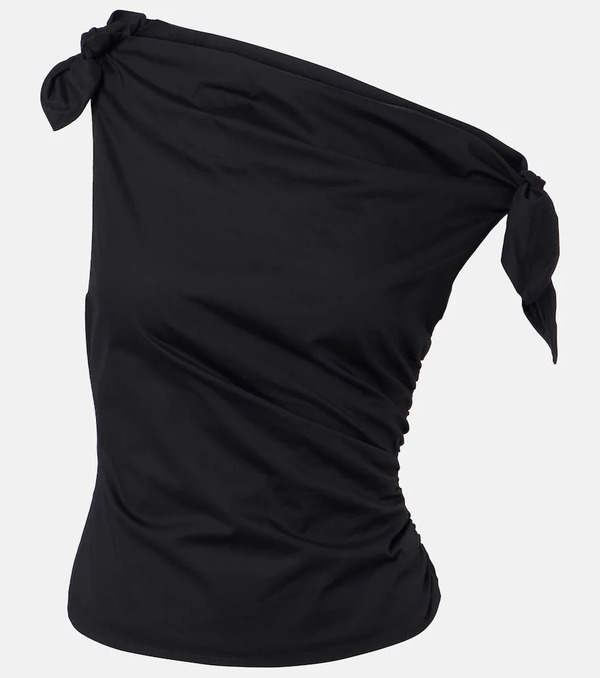  Staud Staud Bellaria Asymmetric Cotton Top 