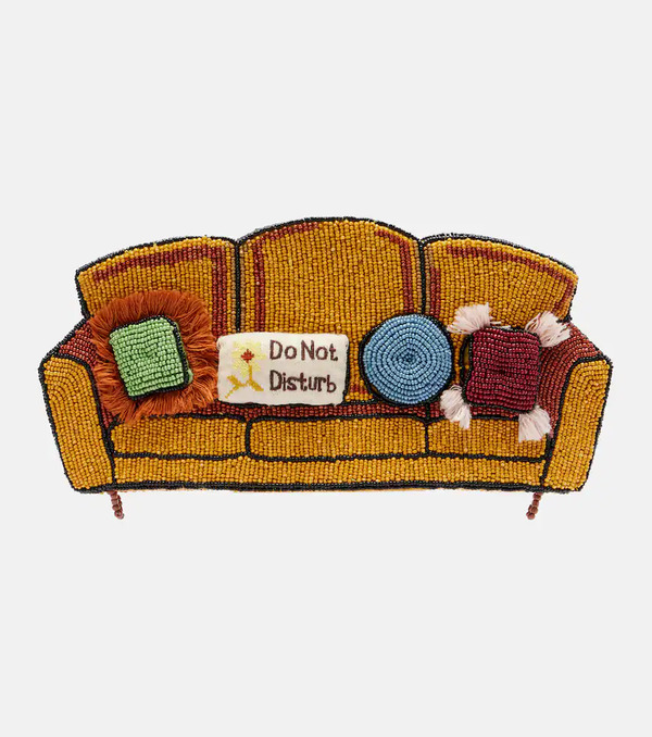  Staud Staud Couch Beaded Clutch 
