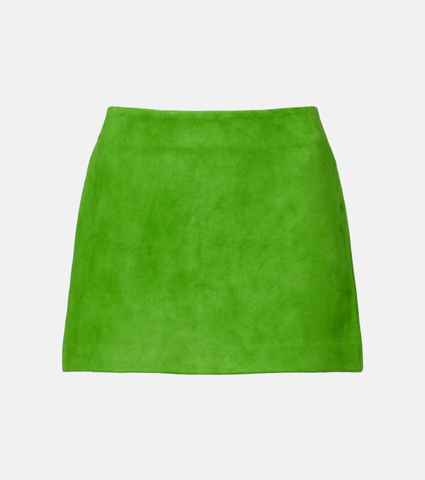  Staud Staud Crest Suede Miniskirt 