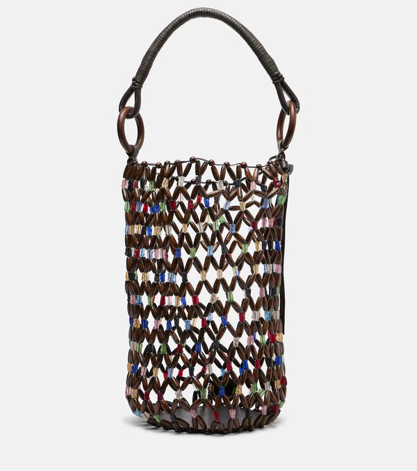 Staud Staud Del Mar Beaded Crossbody Bag 