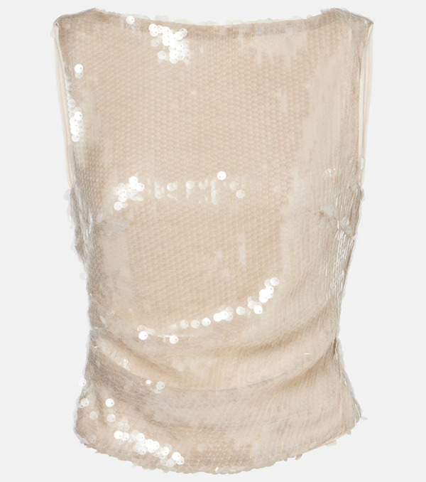  Staud Staud Eton Sequined Top 