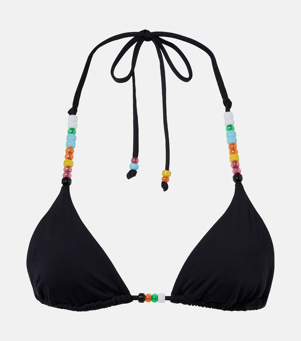  Staud Staud Lido Beaded Bikini Top 