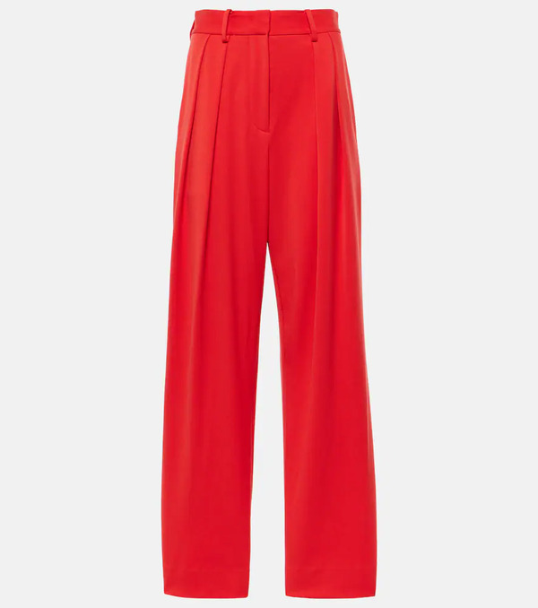  Staud Staud Luisa Pleated Wide-leg Pants 