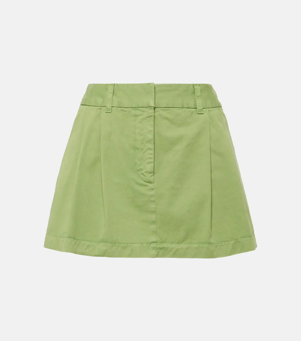  Stella Mccartney Stella Mccartney Cotton Canvas Miniskirt 