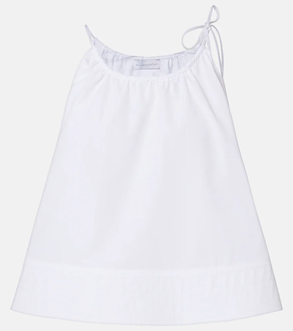  Stella Mccartney Stella Mccartney Cotton Poplin Tank Top 