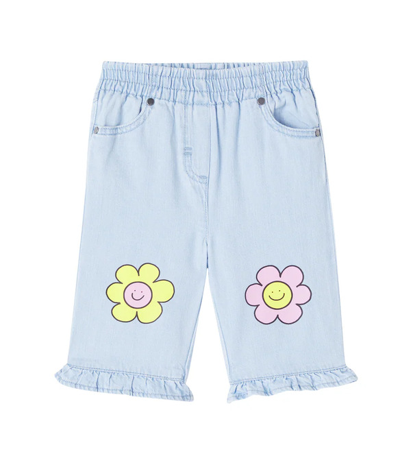  Stella Mccartney Kids Stella Mccartney Kids Baby Floral Jeans 