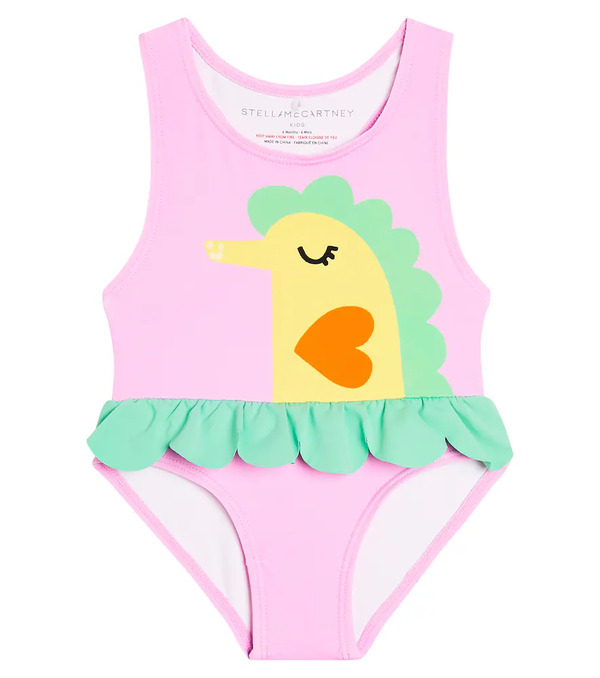  Stella Mccartney Kids Stella Mccartney Kids Baby Printed Swimsuit 