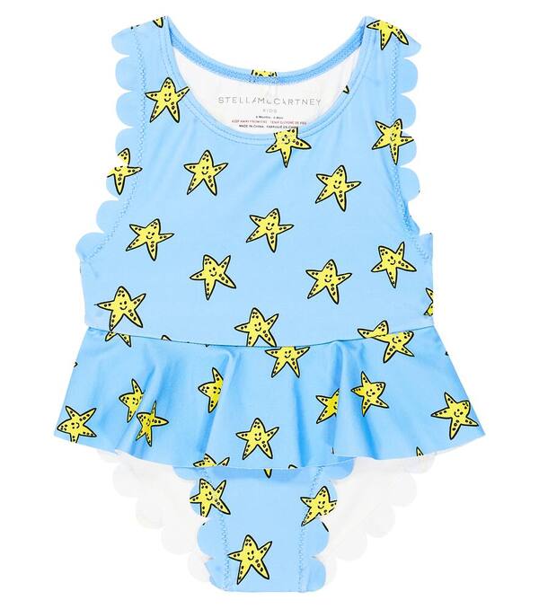 Stella Mccartney Kids Stella Mccartney Kids Baby Printed Swimsuit 