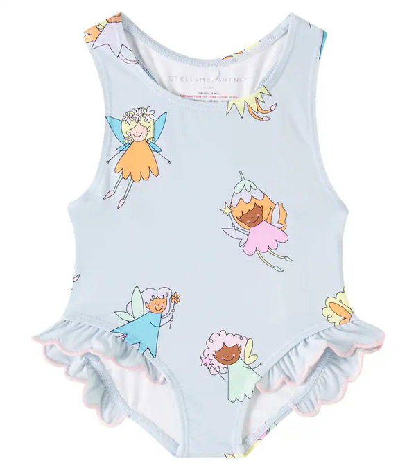  Stella Mccartney Kids Stella Mccartney Kids Baby Printed Swimsuit 