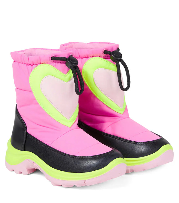  Stella Mccartney Kids Stella Mccartney Kids Colorblocked Snow Boots 